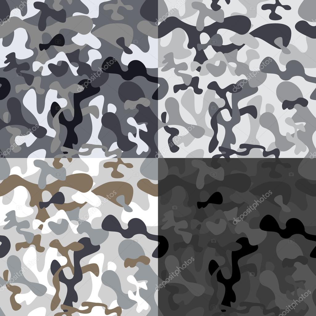 Camouflage vector pattern