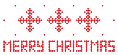 Mutlu noeller. İçinde kar taneleri olan tebrik kartı. Kış mevsimi selamları. Vektör illüstrasyonu.