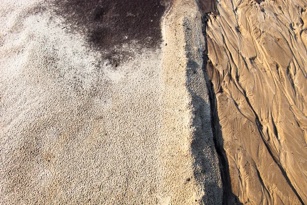 Surface de sable après la pluie — Photo