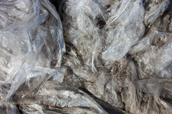 Полиэтиленовый мусор — стоковое фото