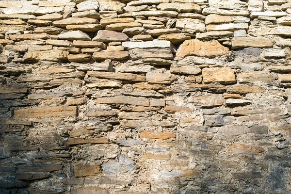 Stone masonry with rich and various texture — Stock Photo, Image