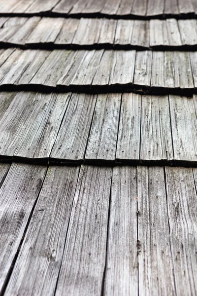 Oude houten dakpannen — Stockfoto