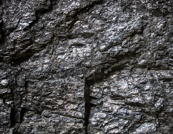 The surface of the black coal — Stock Photo, Image