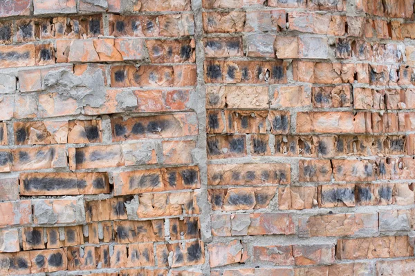 De oude bakstenen muur — Stockfoto