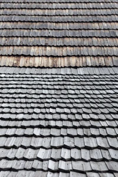 Oude houten dakpannen — Stockfoto