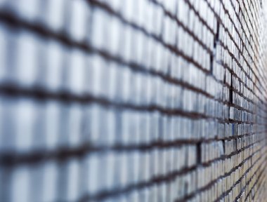 Eski küçük kare karoların yüzeyi