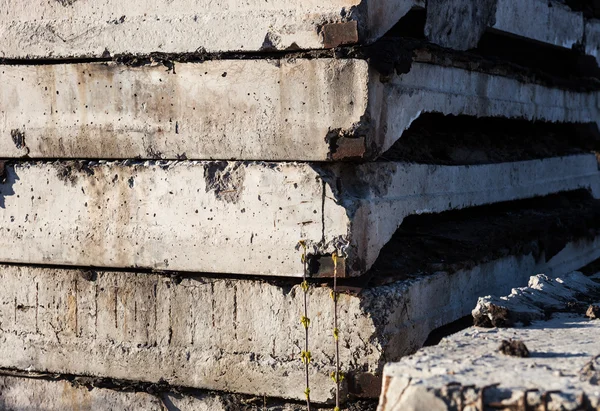 Pilha de blocos de concreto — Fotografia de Stock