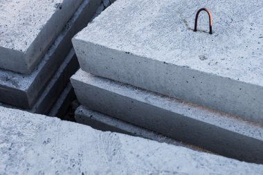 Beton blok yığını