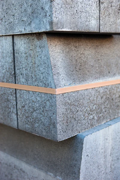 Pila di blocchi di cemento — Foto Stock