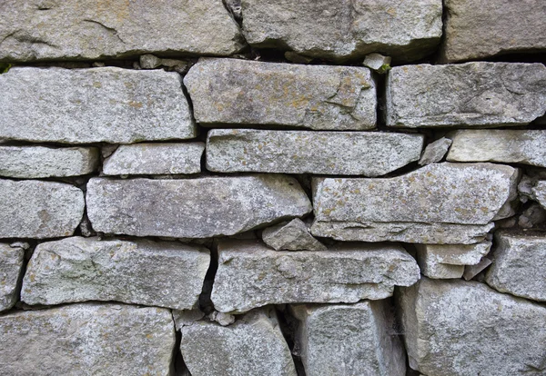 Massoneria in pietra con texture ricca e varia — Foto Stock