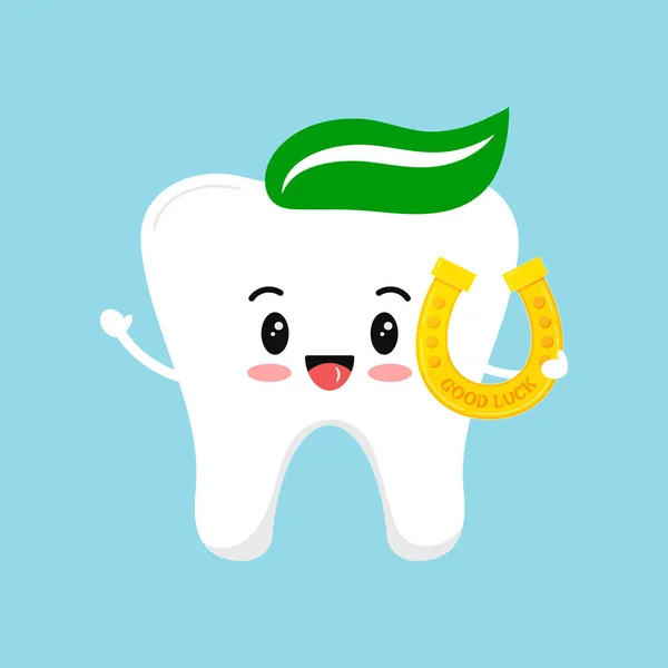 St Patrick den zub zubní ikona izolované. — Stockový vektor