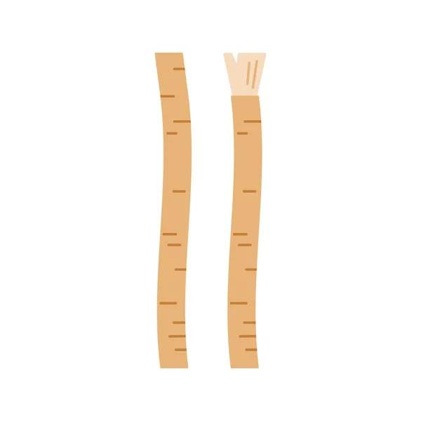 Conjunto de iconos de cepillo de dientes orgánico siwak miswak aislado sobre fondo blanco. — Vector de stock