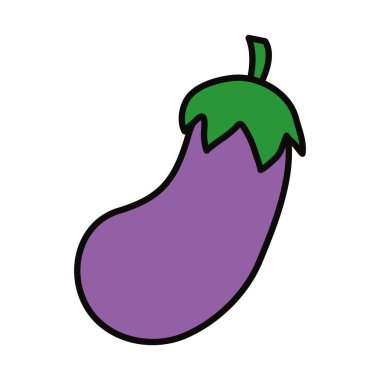 patlıcan simgesi resmi, satır ve doldurma biçimi