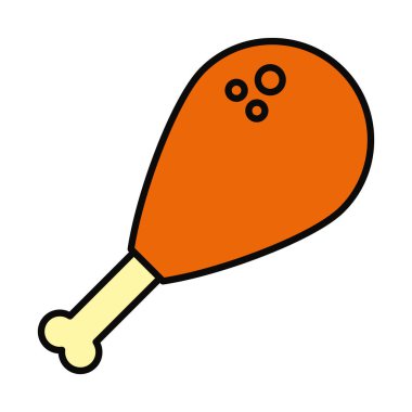 tavuk kalçası simgesi, satır ve dolgu biçimi