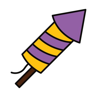 havai fişek simgesi, satır ve doldurma biçimi