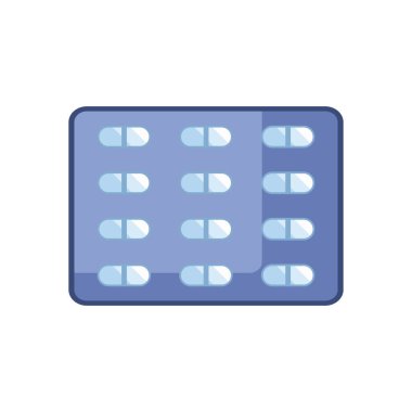 Haplar tablet düz biçim ikon vektör tasarımı