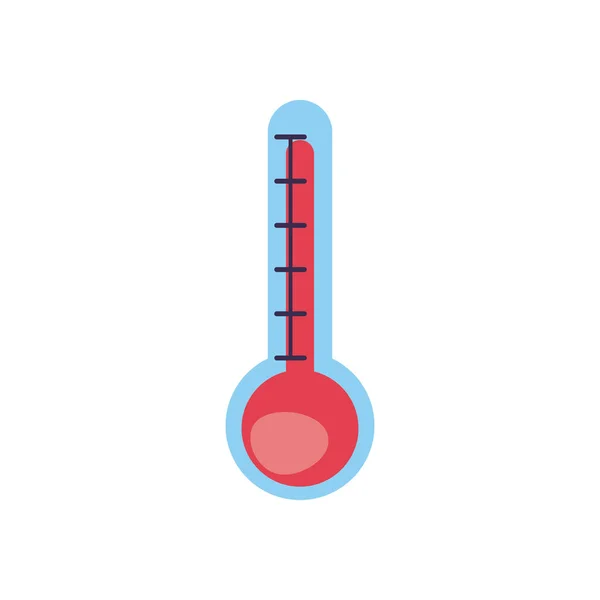 Isolierte Thermometer flache Stil-Symbol-Vektor-Design — Stockvektor