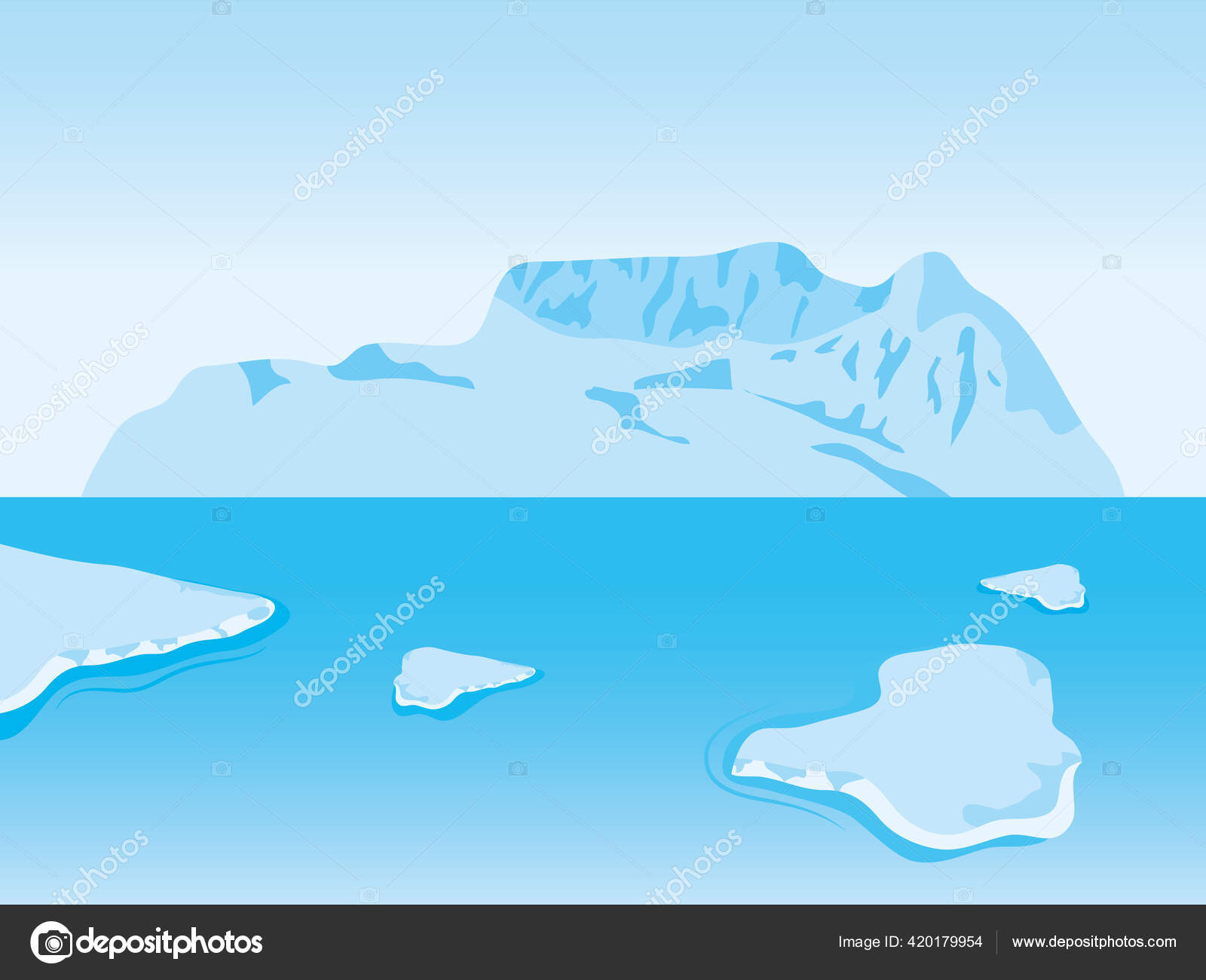 67+ Trend Gambar Gunung Es Kartun