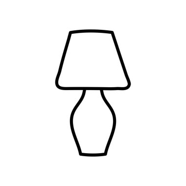 lamba dekorasyonu iç izole edilmiş simge beyaz arkaplan doğrusal