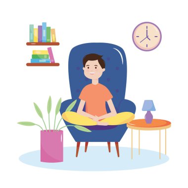 Dikkatli ol, genç adam. Oturduğun sandalyede dinleniyorsun. Karantina sırasında.