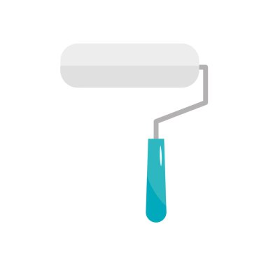 boya silindiri simgesi, düz stil