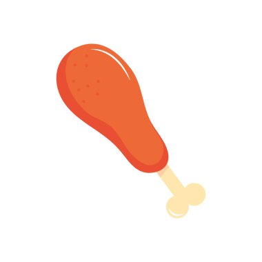 tavuk budu simgesi, düz stil