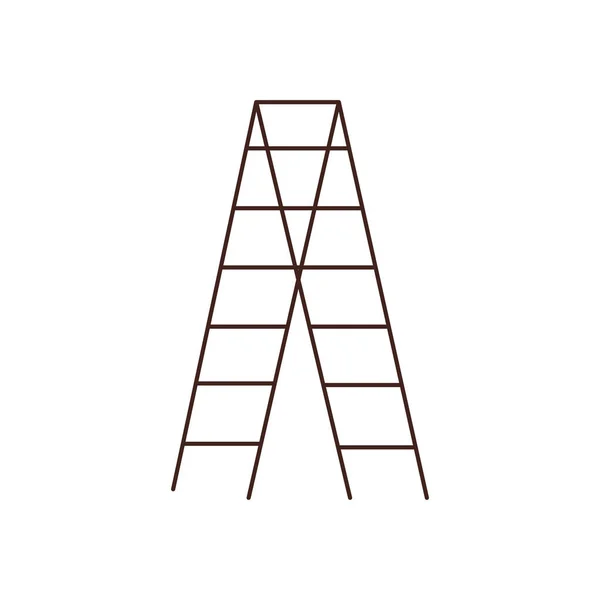 Imagen de icono de escalera, estilo plano — Archivo Imágenes Vectoriales