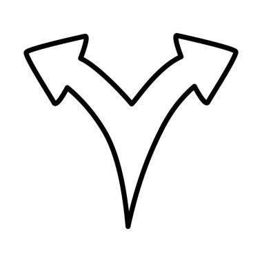 çift yönlü ok simgesi, satır biçimi