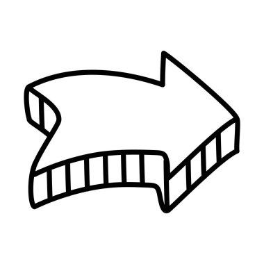 El çizimi ok simgesi, satır biçimi