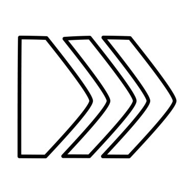 Sonraki ok simgesi, satır biçimi