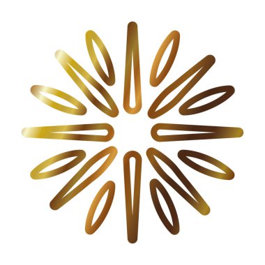 modern kar tanesi simgesi, gradyan biçimi