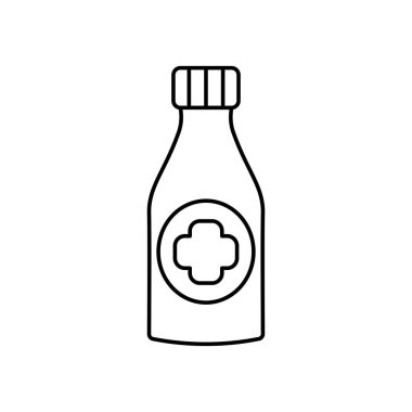 Tıbbi Antiseptik Dezenfektan Şişe, sıra tarzı