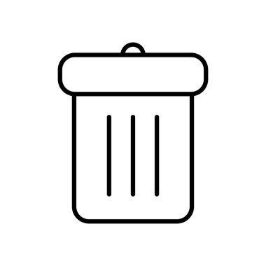 Çöp kutusu simgesi, satır biçimi