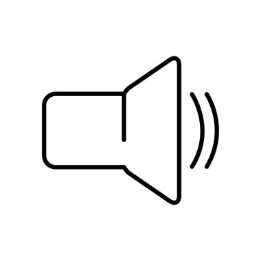 hoparlör simgesi, satır biçimi