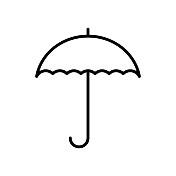 Umbrella icon image, line style — Stock Vector