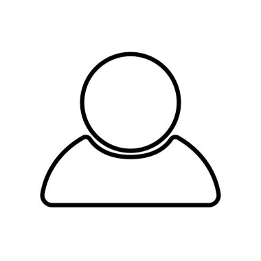 Avatar kişi simgesi, satır biçimi