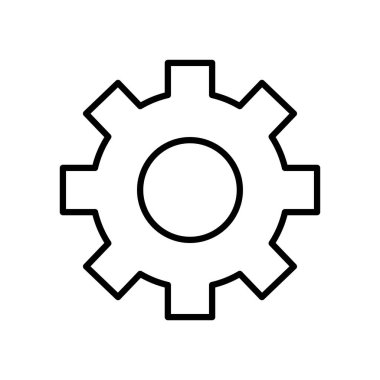 dişli tekerlek simgesi, satır biçimi