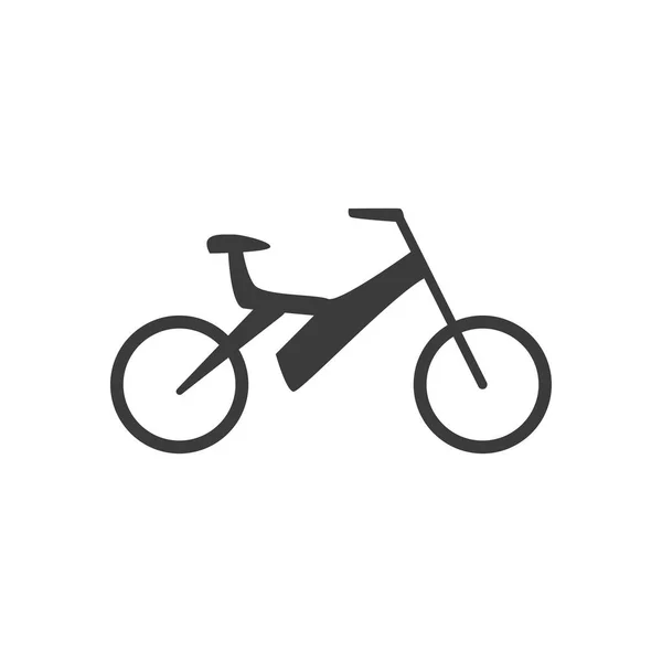 白地での自転車輸送 — ストックベクタ