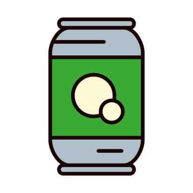 Soda kutusu simgesi, satır ve doldurma biçimi