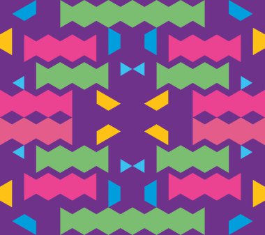 Renkli ve soyut dikişsiz desen