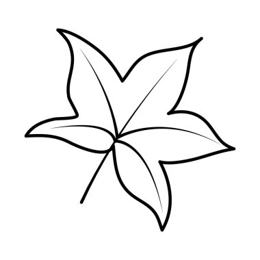 Akçaağaç yaprağı simgesi, satır biçimi