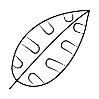 yuvarlak yaprak simgesi, satır biçimi