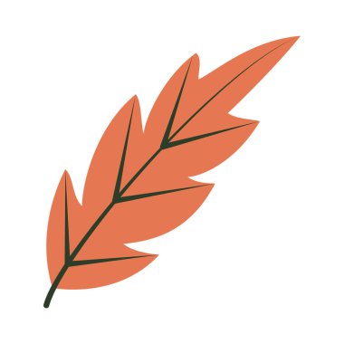 kuru yaprak simgesi, yarım çizgi yarı renk