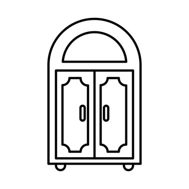 mobilya konsepti, kostüm simgesi, satır biçimi