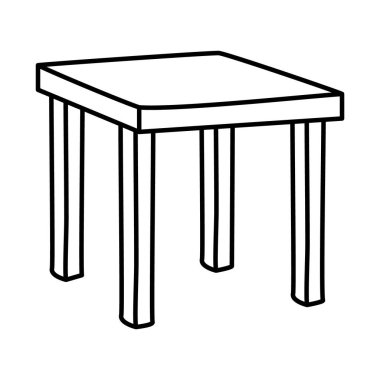 mobilya konsepti, tablo simgesi, satır biçimi