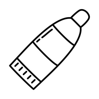 sabit konsept, yapıştırıcı simgesi, çizgi karalama biçimi