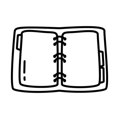 sabit konsept, dizüstü bilgisayar simgesi, çizgi karalama biçimi