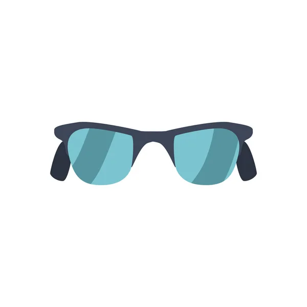 Szemüveg férfias, lapos stílus fehér háttér — Stock Vector