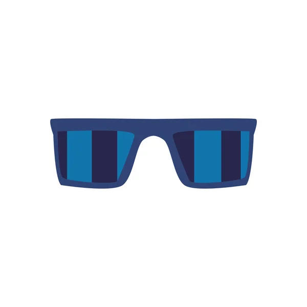 Icono de gafas de sol deportivas, estilo plano sobre fondo blanco — Archivo Imágenes Vectoriales