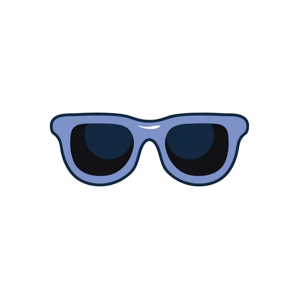 Imagen icono gafas, estilo plano — Vector de stock